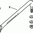 E225FCZSSC FFI, Elec Start, TNT, 25 IN shaft, wht, cntr rotate Комплект Тяги рулевого механизма