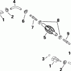 E25RL4SSS 4-Stroke, Rope Start, Tiller, 20 IN. shaft Топливный шланг