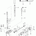 E2WRSSC Commercial, Rope Start, Tiller, 15 IN. shaft Редуктор