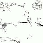 E3ROSSR Rope Start, Tiller, 15 in. shaft, N/A USA Armature plate & coil assembly