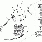 E3ROSSR Rope Start, Tiller, 15 in. shaft, N/A USA Ручной стартер