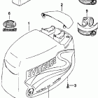 E40PL4SSC 4-Stroke, Elec Start, TNT, 20 IN. shaft КАПОТ ДВИГАТЕЛЯ