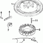 E50PL4SSC 4-Stroke, Elec Start, TNT, 20 IN. shaft Маховик