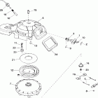 E6RL4SSB 4-Stroke, Rope Start, Tiller, 20 IN. Shaft Ручной стартер