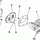 E8DRSSM Rope Start, Tiller, 15 IN. shaft, N/A USA ВПУСКНОЙ КОЛЛЕКТОР