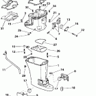 E8RL4SSB 4-Stroke, Rope Start, Tiller, 20 IN. shaft Кожух Выхлопа