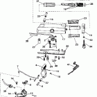 E8WRSSC Commercial, Rope Start, Tiller, 15 IN. shaft Румпель