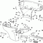 RE175FCSSR FFI, Elec Start, TNT, 25 IN. shaft, wht, cntr rotate Нижний кожух двигателя