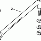 RE175FCSSV FFI, Elec Start, TNT, 25 IN. shaft, wht, cntr rotate Комплект Тяги рулевого механизма