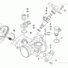 700 Mud Pro (VIN 4UF09ATV79T218699 and Up) Дроссельная заслонка