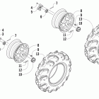 700 Mud Pro (VIN 4UF09ATV79T218699 and Up) Колеса и покрышки