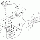 Prowler 700 XT Rear and parking brake assembly