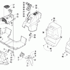 Prowler XTZ Baja Console and floor panel assembly