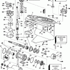E150FPXEEN Gearcase -- standard rotation -- fpl models