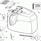 E200WPXEES Engine cover -- evinrude