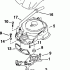 E40PL4EES Under oil seal housing & cover
