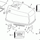 E130TLECE Engine cover -- evinrude