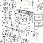 E150FSLECR Gearcase -- standard rotation -- fsl & fsx models