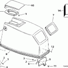 SE40RSLR Engine cover -- evinrude