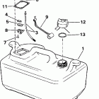 SE65WMYD Топливный бак- 6 gallon