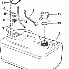 SJ35RWLECS Топливный бак- 6 gallon