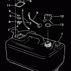 E60TTLECM Топливный бак- 6 gallon