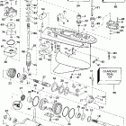 BE250TXEUM Gearcase - counter-rotation