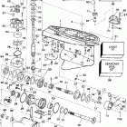 E130TLEUB Gearcase - 130cx counter-rotation