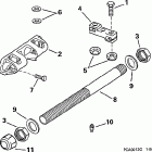E150NXEUC Dual steering connector kit - 150gl, sl - 175gl, sl only