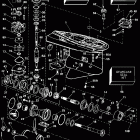 E150PLEUC Gearcase -- counter-rotation -- icx models