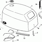 E15FRLEUA Капот-Evinrude
