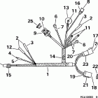 E15FRLEUA Motor cable - remote electric