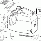 E200STLEUB Engine cover - evinrude - 200tx, 200cx, 225