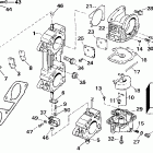 E225CXEUD Carburetor & linkage - 225