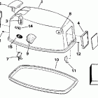 E25TEEUM Капот-Evinrude