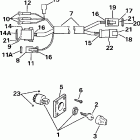E40TLEUC Ignition switch & cable - 40te, 40ttl