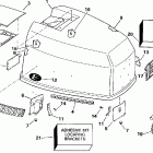 HE130CXAUM Капот-Evinrude