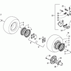 50 Utility Rear wheel and brake assemblies