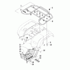 650 H1 Rear rack and footwell assemblies