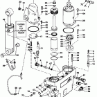 BE250CXEDA Power trim / tilt hydraulic assy.
