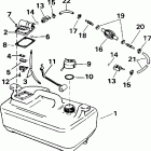 BE8RCLH Fuel tank - 3 gallon