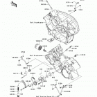 Brute Force 650 4x4i (KVF650-F8F) Масляный и водяной насос. фильтр масленый