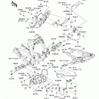 KFX450R  (KSF450-B8FA) Подножки