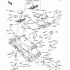 KFX450R  (KSF450-B8FA) Frame fittings(b8f / b8fa)