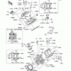 KFX700 (KSV700-B8F) ГОЛОВКА ЦИЛИНДРА