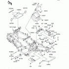 KFX700 (KSV700-B8F) Рама ,крепежные детали