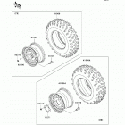Brute Force 750 4x4i (KVF750-F8F) Wheels / tires(f8f)