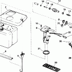 E100WTLEOC Oil tank kit - 1.8 gallon