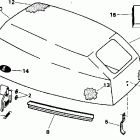 E10SELEOE Капот-Evinrude