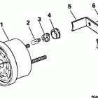 E150WTLEOR Tachometer kit - flush mount - 7000 rpm - non-plug-in